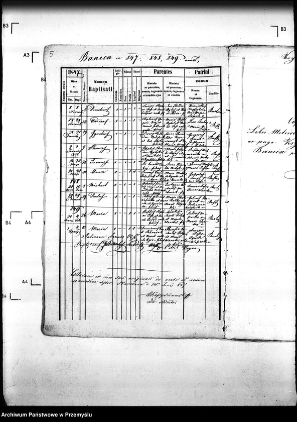 Obraz 9 z jednostki "[Kopie ksiąg metrykalnych parafii Krzywa z filiami Jasionka, Wołowiec (dekanat Gorlice)]"