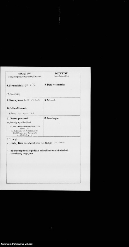 Obraz 3 z jednostki "Rejestr poborczy"