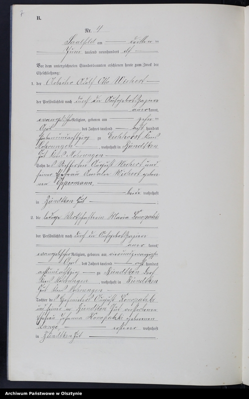 image.from.unit.number "Heiraths-Neben-Register Nr 1 - 13"