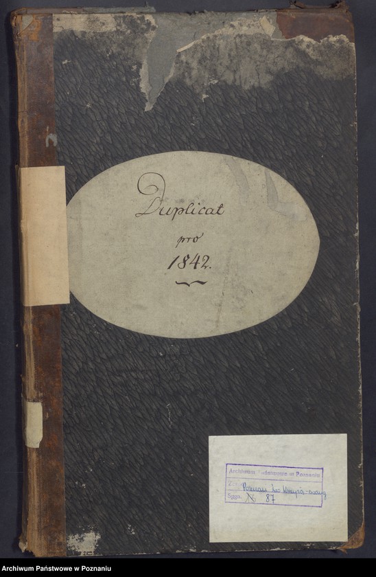 Obraz 2 z jednostki "[Akta urodzeń i chrztów, zgonów i pogrzebów, zapowiedzi i ślubów]"
