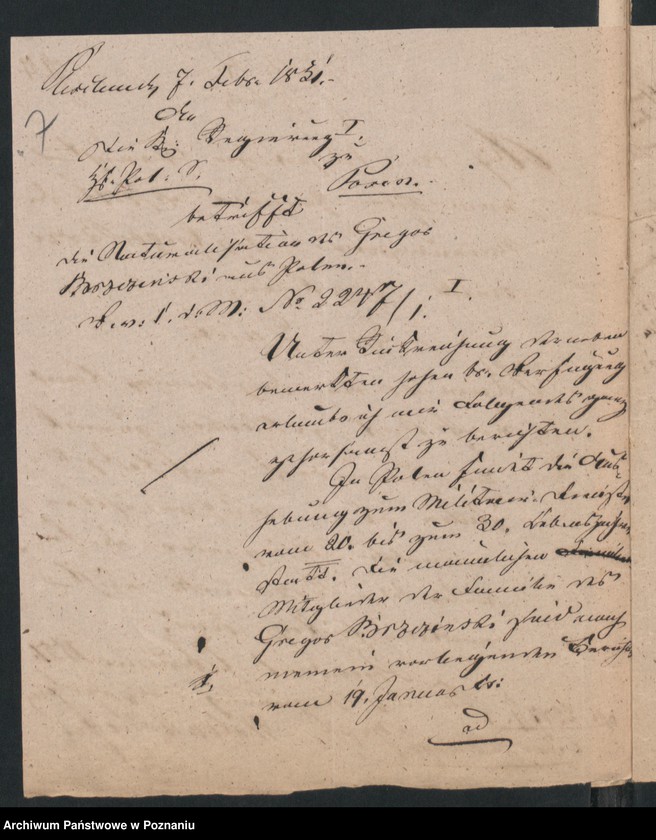 Obraz 10 z jednostki "A. betr. Gregor Brzezinski, Gutspächter Hippolyt von Brzeziński"