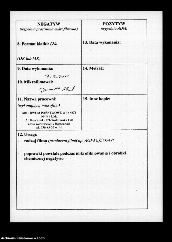 Obraz 3 z jednostki "Akta tyczące się składki dobrowolnej na wystawienie szpitala obwodowego w Łęczycy"