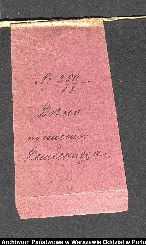 image.from.unit.number "O urządzaniu chłopów byłej rządowej wsi Dębica, gm. Długosiodło, wchodzącej w skład prywatnej własności Przetycz podlegającej ziemianinowi Stanisławowi Damięckiemu cz.8"