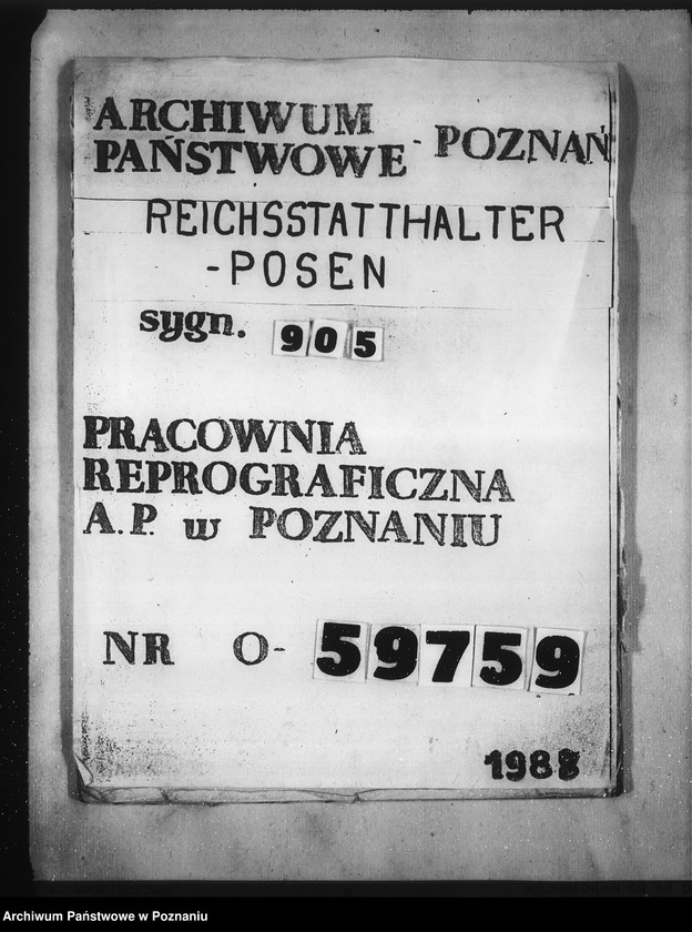 Obraz 1 z jednostki "Vorgänge über Makulatur"