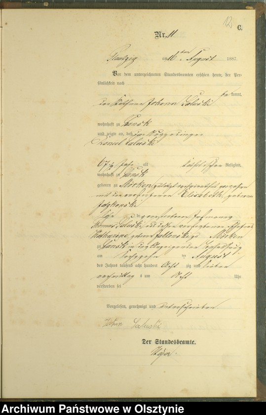 image.from.unit.number "Sterbe-Haupt-Register Nr 1 - 15"