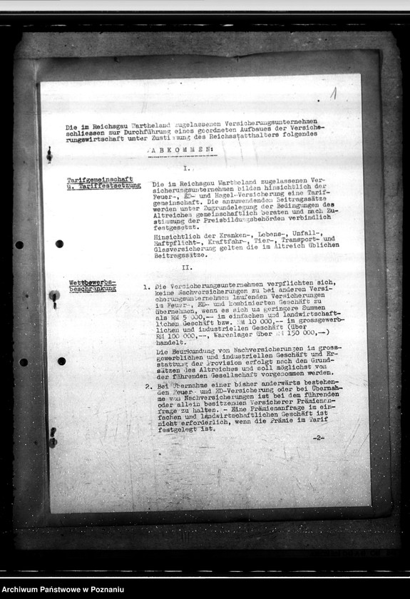 Obraz 5 z jednostki "Umowa pomiędzy różnymi zakładami ubezpieczeń w sprawie działalności w Kraju Warty"