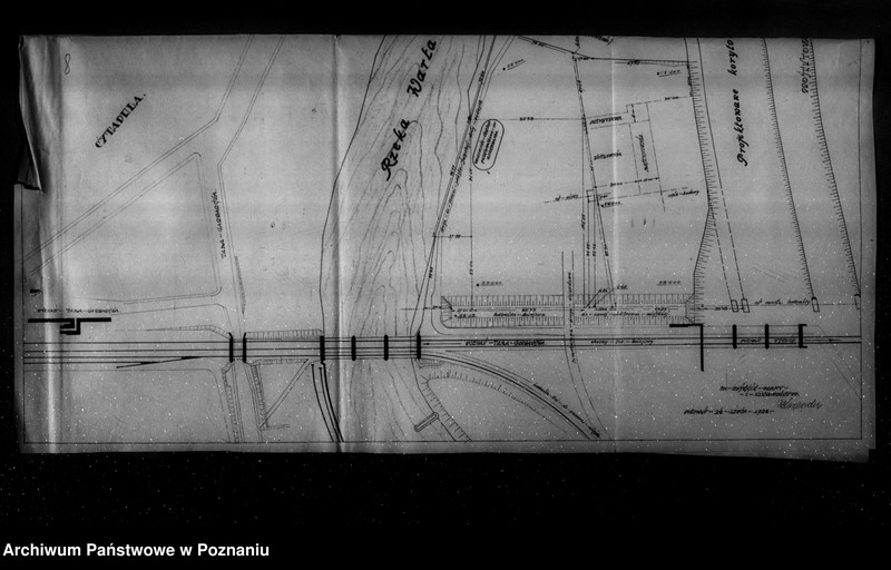 Obraz 13 z jednostki "Projekt budowy Elektrowni Miejskiej w Poznaniu plany sytuacyjne"