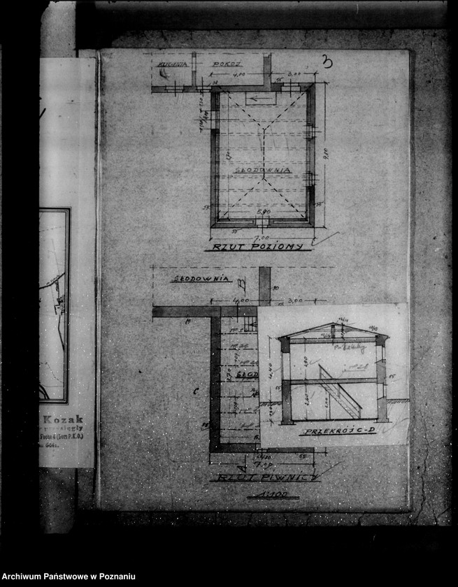 Obraz 7 z jednostki "Rysunek na rozbudowę gorzelni rolniczej w dobrach rycerskich O. Hantelmanna w Rokietnicy powiat poznański"