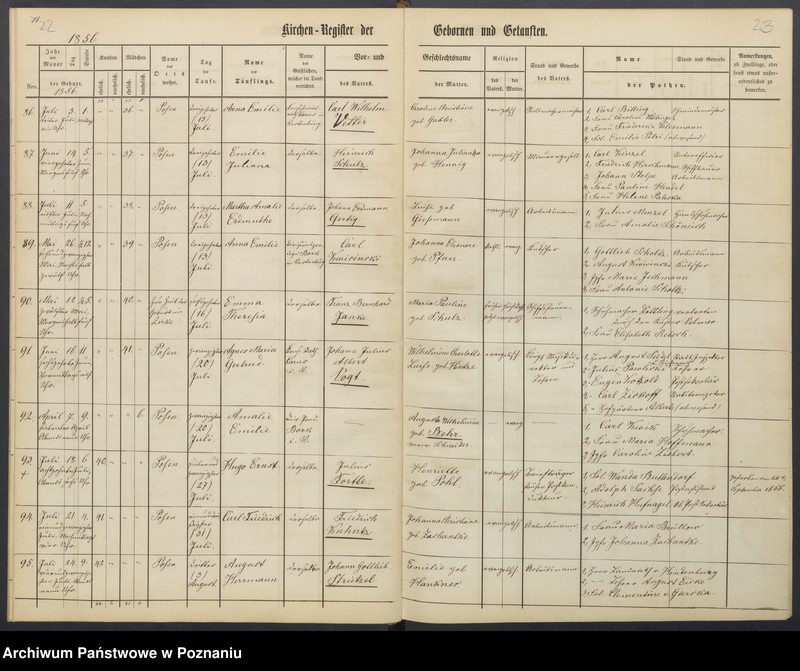 Obraz 14 z jednostki "[Akta urodzeń i chrztów, ślubów, zgonów]"
