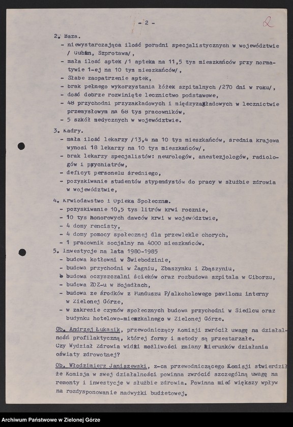 image.from.unit.number "Protokóły z posiedzeń Komisji Zdrowia i Spraw Socjalnych"