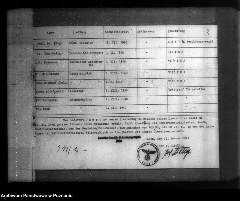 Obraz 12 z jednostki "Medizinalpersonenstand in den Gesundheitsämtern Instituten etc."