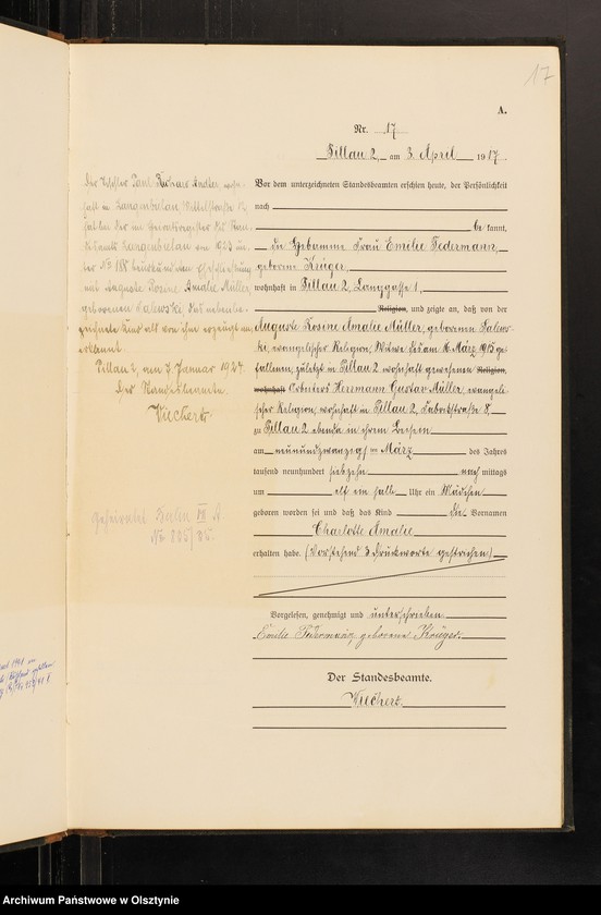 image.from.unit.number "Geburts-Haupt-Register Nr 1 - 65 i 1 - 56"