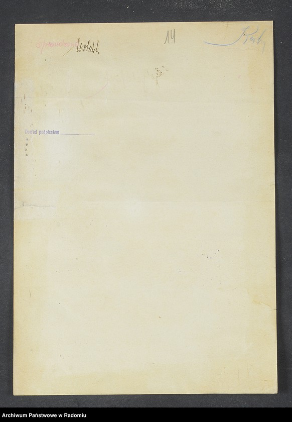 image.from.unit.number "[Wnioski o wydanie dowodów osobistych oraz nie odebrane dowody Goldberg, Goldfarb - Goldmann]"