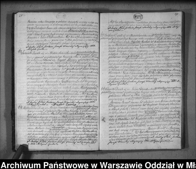 image.from.unit.number "Akta urodzeń, małżeństw i zgonów"