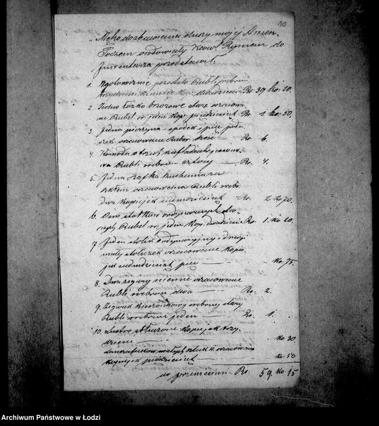 Obraz 14 z jednostki "Akta tyczące się ustanowienia opieki nad nieletnimi Pauliną i Matyldą Ryman po zmarłej Johannie z Zystlów Ryman"