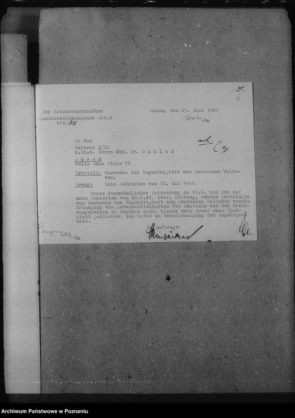 Obraz 10 z jednostki "Lebensmittel, Kleiderkarten, Schulbesuch, vermögensrechtliche Behandlung"