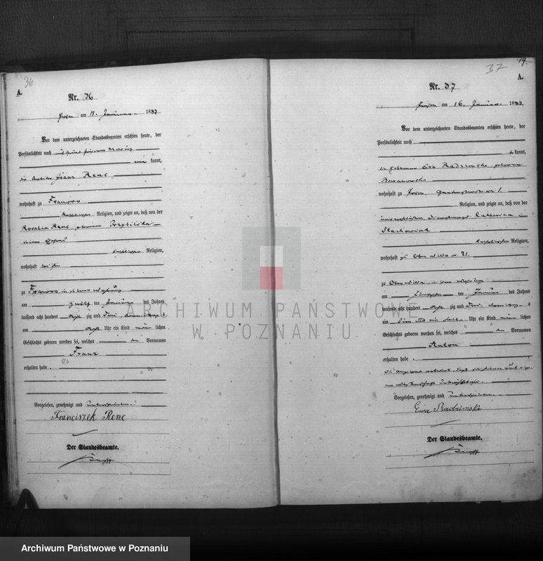 Obraz 20 z jednostki "Księga urodzeń t. I"