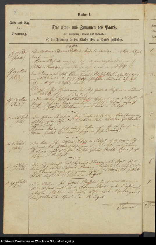 image.from.unit.number "Trauungsbuch der Kirche zu Baumgarten"