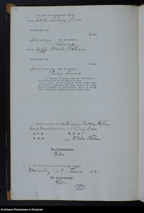 image.from.unit.number "Heiraths-Neben-Register Nr 1 - 20"