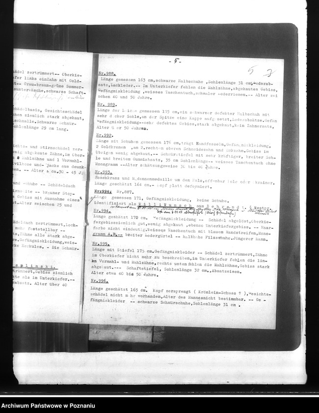 Obraz 9 z jednostki "Siedlce - Brest Litowsk (Brześć n/ Bugiem) Beschreibung der gaborgenen Leihen"