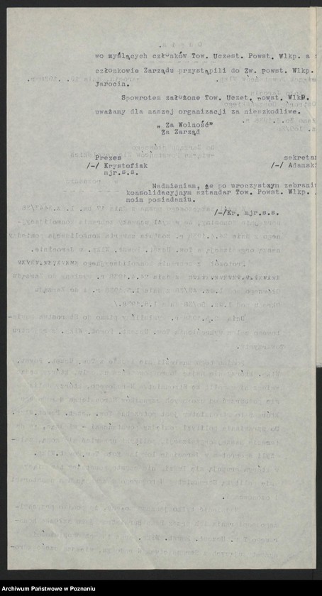 Obraz 13 z jednostki "Akta Koła Jarocin im. Ostroróg Górzyńskiego."