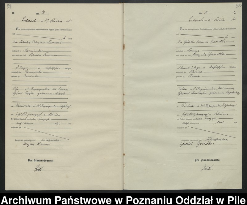 Obraz 19 z jednostki "Księga zgonów"