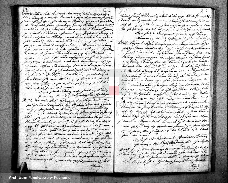 Obraz 13 z jednostki "Akta urodzeń, małżeństw i zgonów"