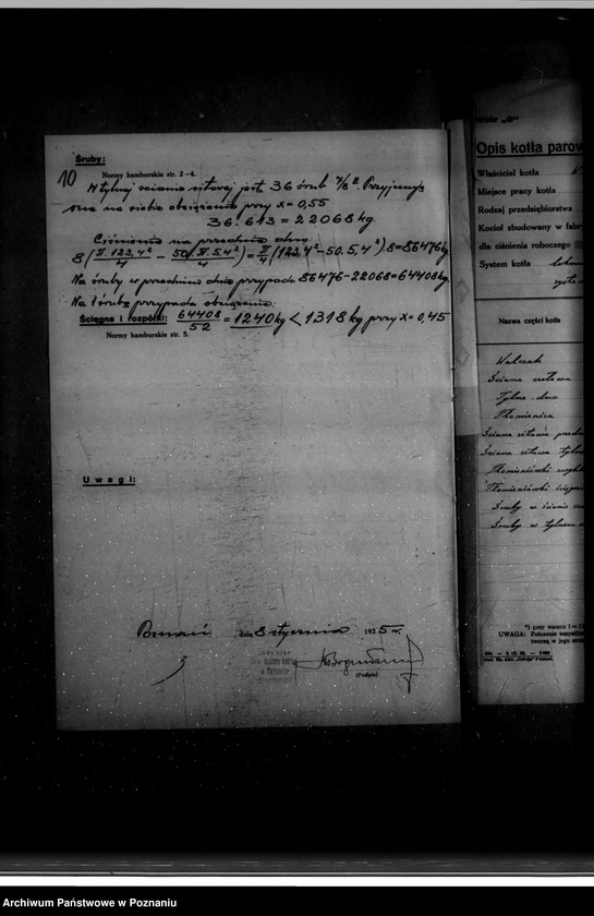 Obraz 15 z jednostki "Tartak J. Machoya w Błonicy powiat wolsztyński nr woj. kotła 2856"