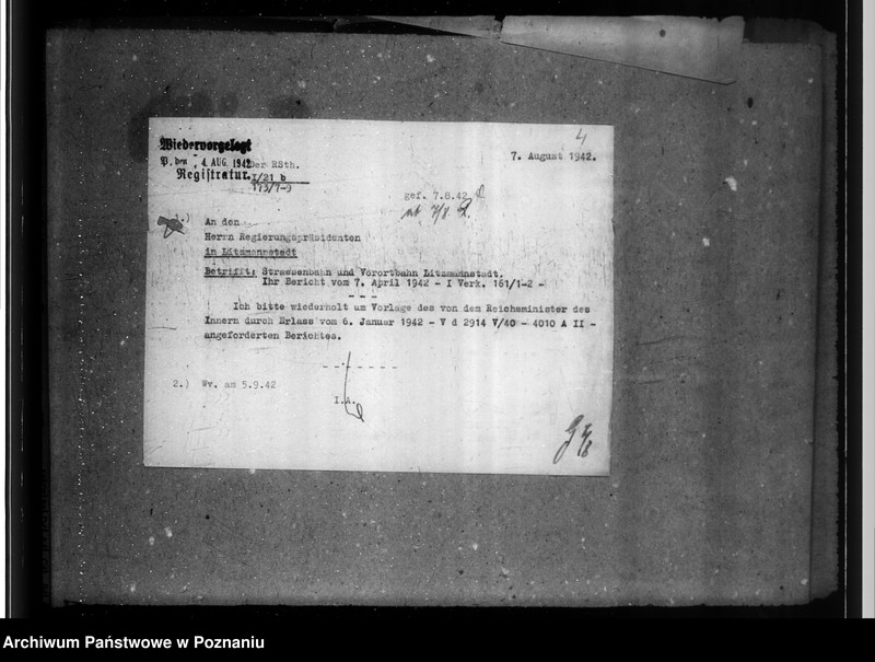 Obraz 8 z jednostki "Vororthahn und Strassenbahn - Litzmannstadt (Łódź)"