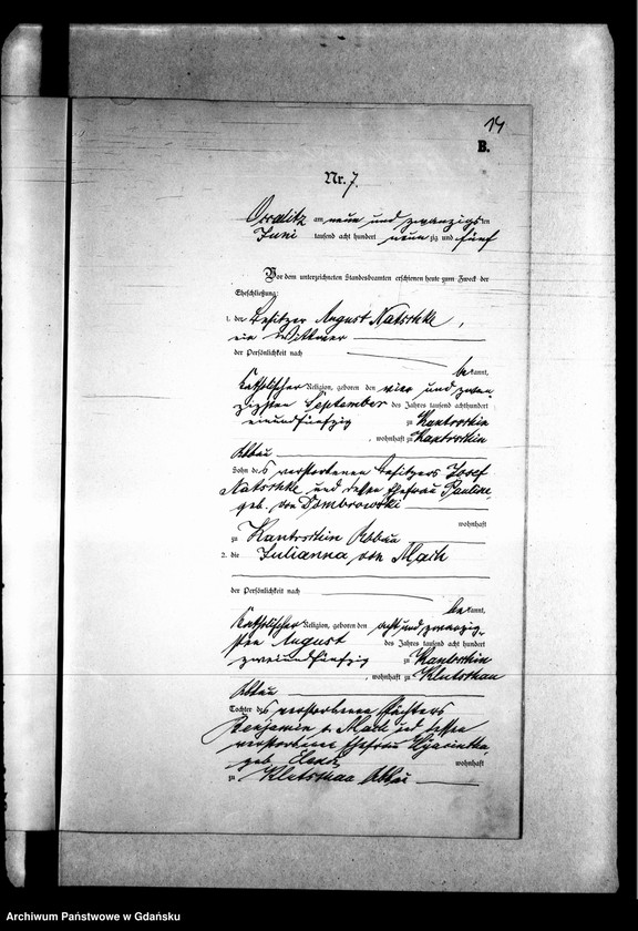 image.from.unit.number "Księga małżeństw"