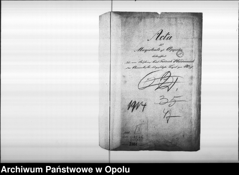 Obraz 4 z jednostki "Acta betreffend: das vom Kaufmann Carl Friedrich Heidenreich der Armenkasse ausgesetzte Legat per 20 r."