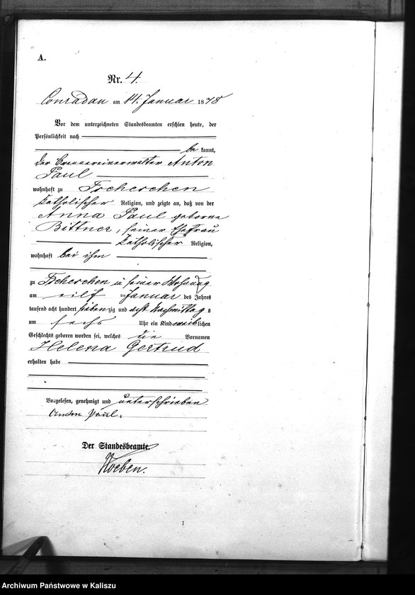 Obraz 7 z jednostki "[Księga urodzeń]"