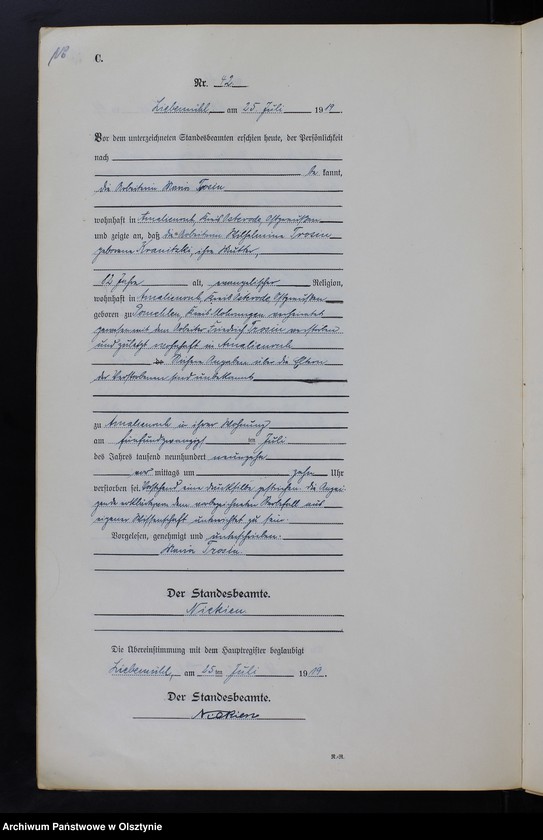 image.from.unit.number "Sterbe-Neben-Register Nr 25-76"