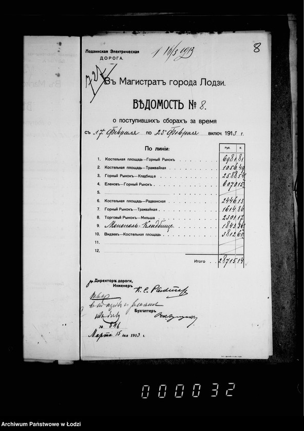 Obraz 13 z jednostki "O dachodach s eksploatacji tramvaev"