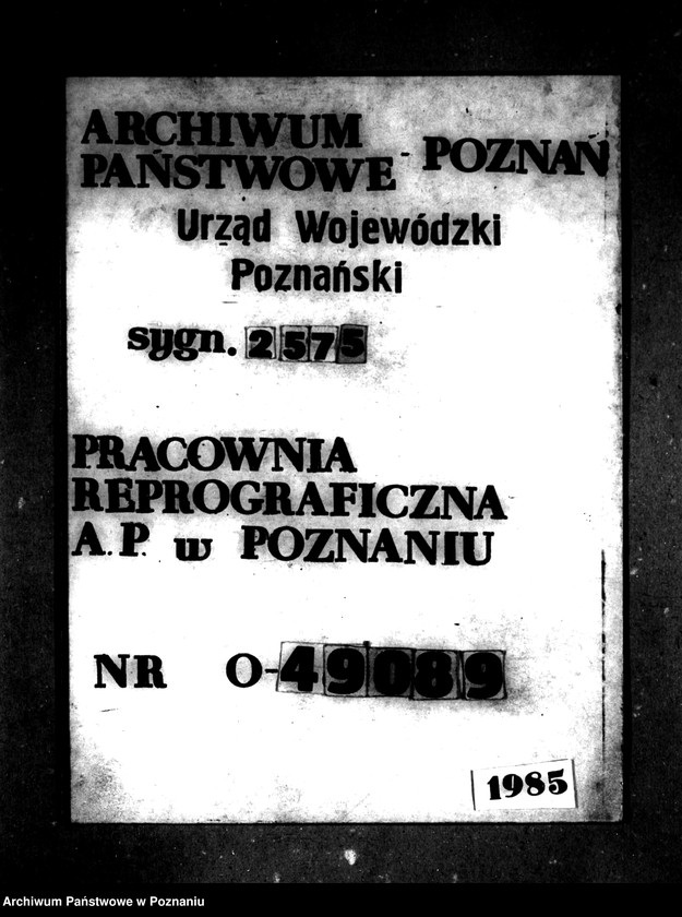 Obraz 1 z jednostki "Majątek Rozbitek-Prusim powiatu międzychodzkiego przymusowy wykup"
