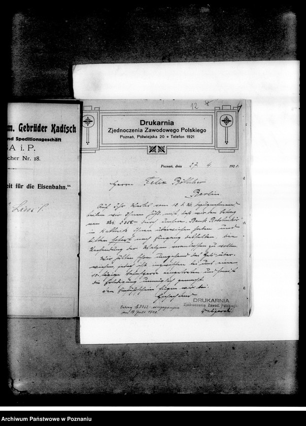 image.from.unit.number "Korespondencja różna"