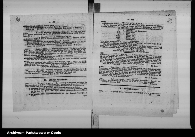 Obraz 11 z jednostki "Acta des Magistrats zu Oppeln betreffend die Anlage einer Bierbrauerei in dem sub No 35 vor dem Oderthore hierselbst belegenen Hause"