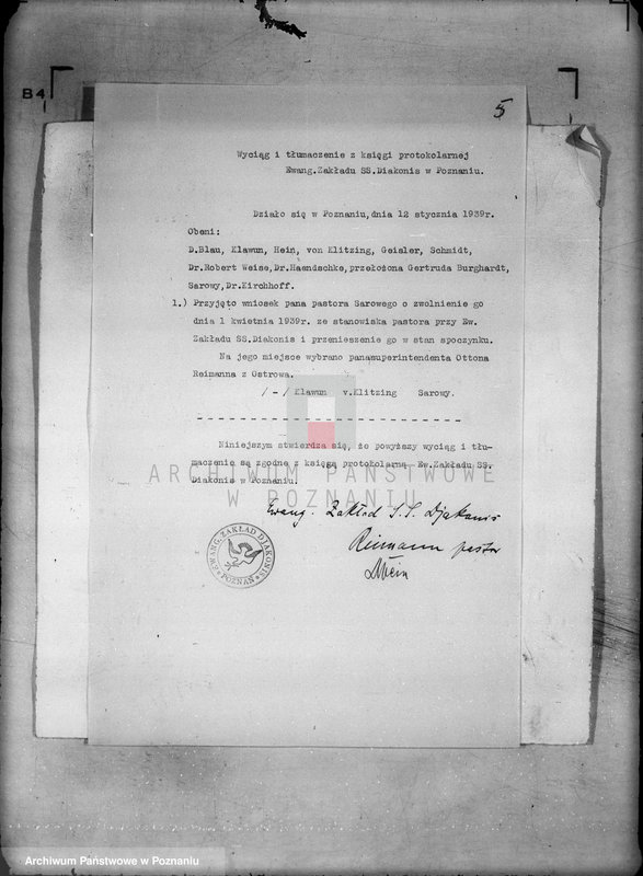 Obraz 9 z jednostki "/Ewangelicki Zakład SS Diakonia w Poznaniu/"