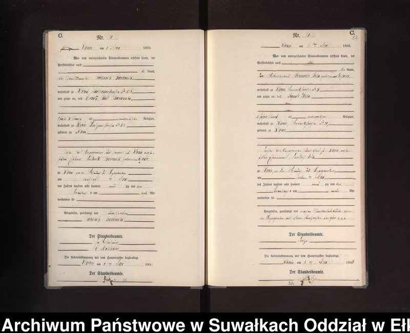 image.from.unit.number "Sterbe-Neben-Register des Preussischen Standes-Amtes Rhein Kreis Loetzen"