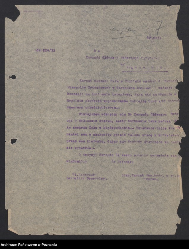 image.from.unit.number "Sprawy organizacyjno - personalne Związku Weteranów Powstań Narodowych [sprawozdania, protokoły, spisy członków, składki]"