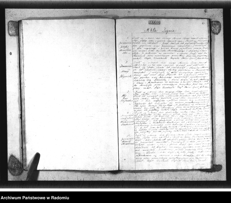 image.from.unit.number "Parafia Wrzos. Duplikat akt urodzonych, zmarłych i zaślubionych na rok 1845"