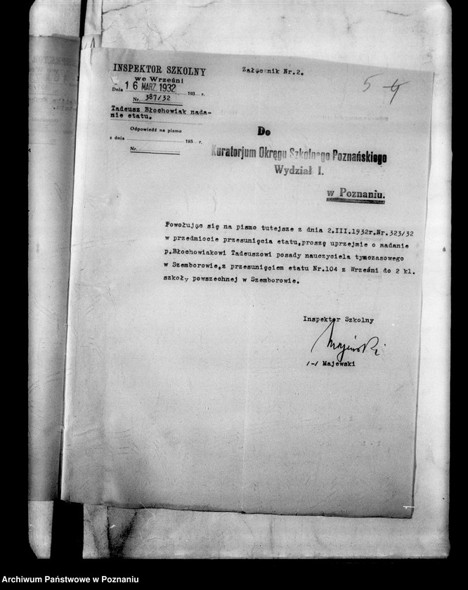 Obraz 8 z jednostki "Inspektorat Szkolny- Września"