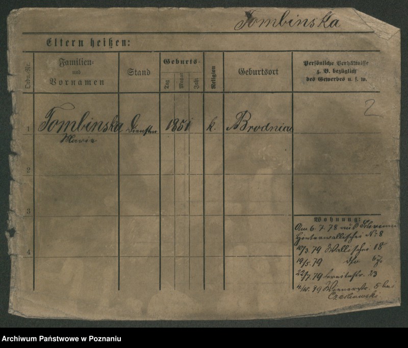 Obraz 8 z jednostki "Tombers - Tomczak (żonaci - samotni mężczyźni)"