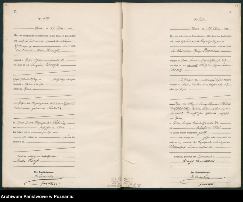 Obraz 9 z jednostki "Księga miejscowa zgonów tom II [Rejestr główny zgonów]"