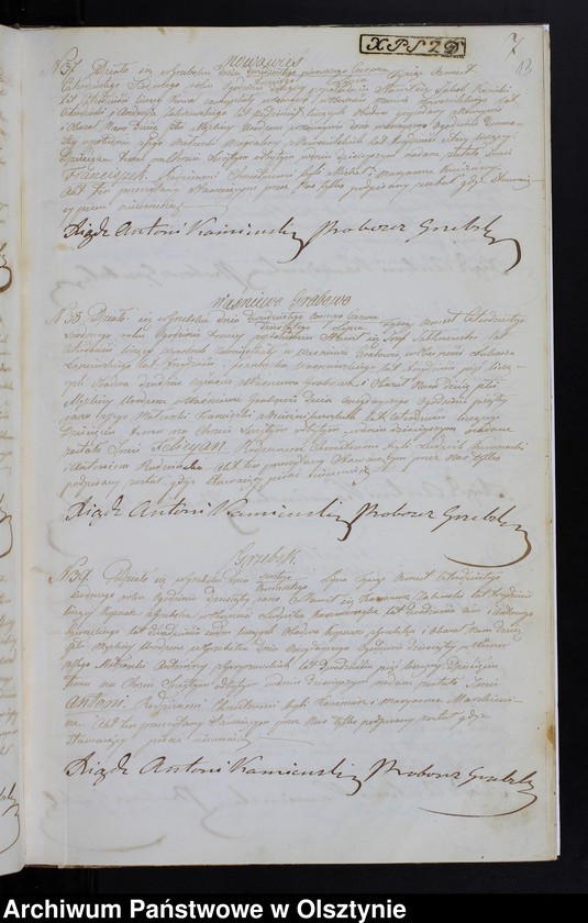 image.from.unit.number "Duplikat Aktów Urodzenia, Zaślubień, Zeyścia za Rok 1847 z Parafii Grzebskiey"