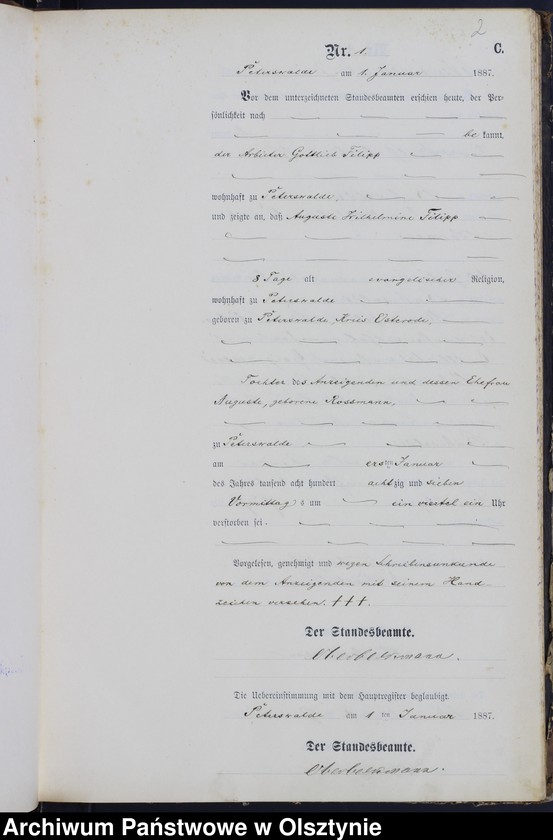 image.from.unit.number "Sterbe-Neben-Register Nr 1 - 124"