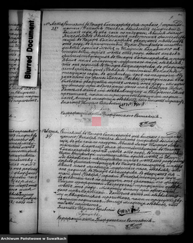 image.from.unit.number "Duplikat knigi Činovnika Graždanskogo Sostojanîja Nechristjanskich věroispovědanii Bakalarževskogo Okruga dlja zapisyvanija Aktov o rodivšichsja, brakosočetavšichsja i umeršich na 1878 god"