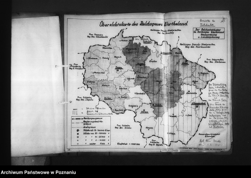 Obraz 12 z jednostki "Zuständigkeitsbereiche der Behörden im Reihsgau Wartheland"
