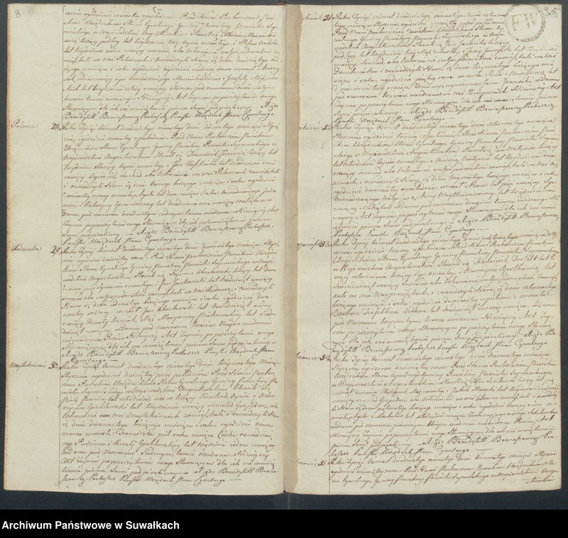 image.from.unit.number "Akta zeszłych gminy puńskiey od dnia 1 stycznia do ostatniego grudnia 1824 roku"