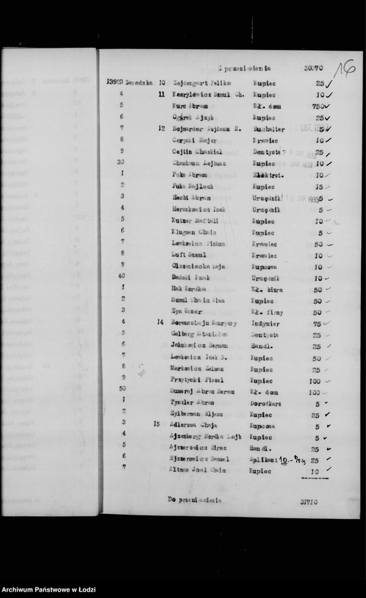 Obraz 20 z jednostki "Rejestr poborczy"